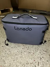 Lanedo 34-Can Multi-Functional Collapsible Soft-Sided Cooler - Leak-Proof Grey