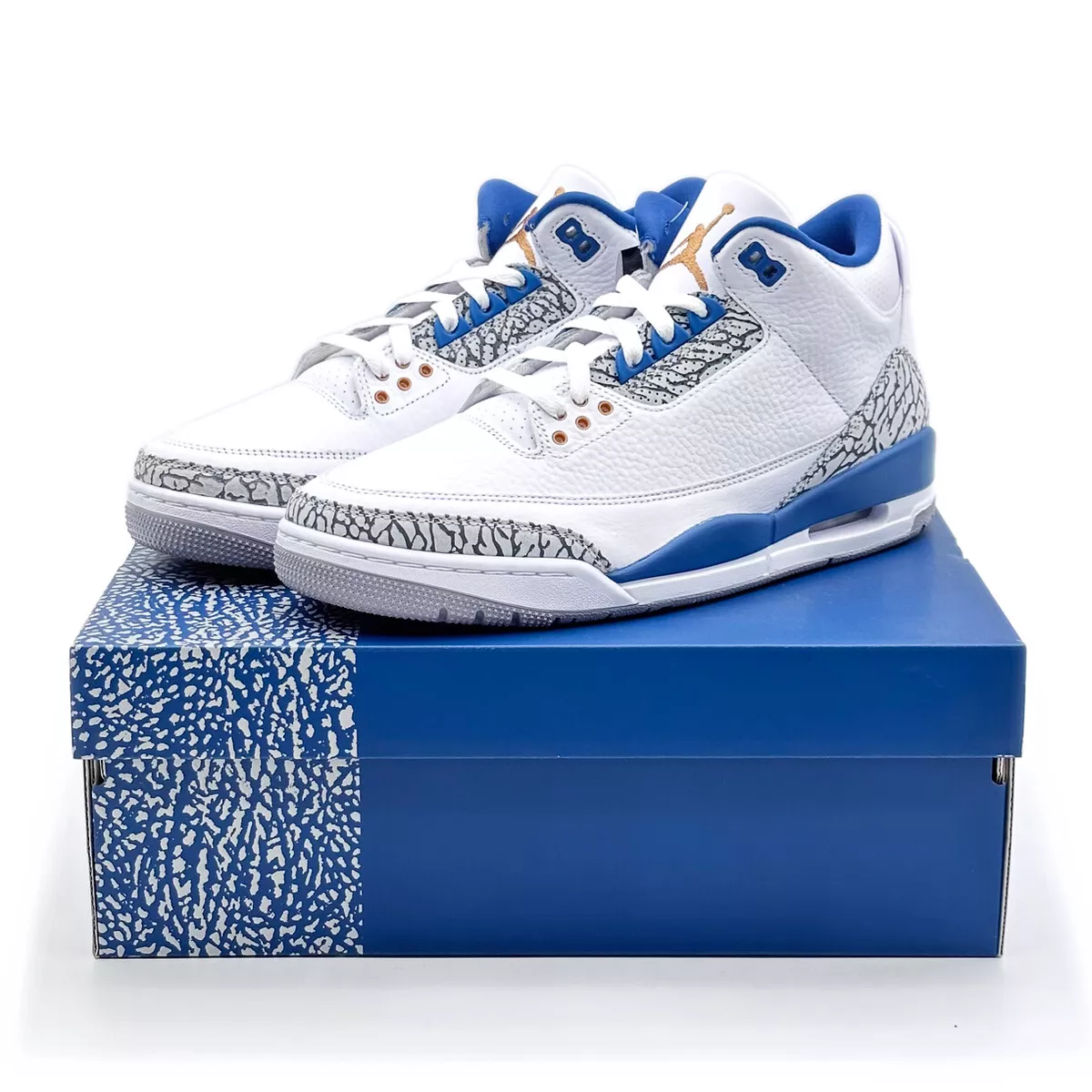CT8532-148 Nike Air Jordan 3 Retro Wizards True Blue Metallic Copper (Men's)