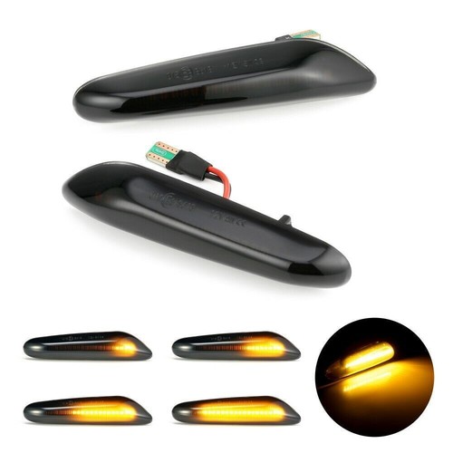 Dynamic Side Fender Marker LED Turn Signal Indicator Blinker Lights For BMW E81 - Picture 7 of 12