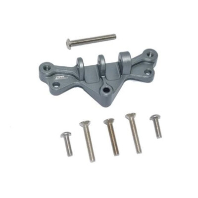 GPM Alum Mount Front Or Rear Gearbox Upper Suspension Links Grey : Losi 1/8 LMT