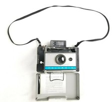 Vintage Polaroid Automatic 210 Land Camera With Strap  Polardoid Cold Clip 193