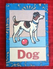 Handmade sketch or journal book in turquois with dog motif