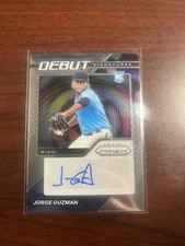 Jorge Guzman Autograph Rookie 2021 Panini Prizm Debut Signatures #DS-JG