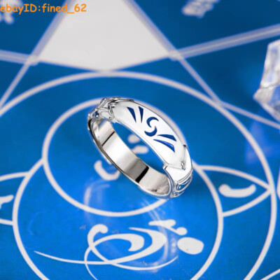 Anime Fate/stay Night Saber Altria Pendragon S925 Silver Ring