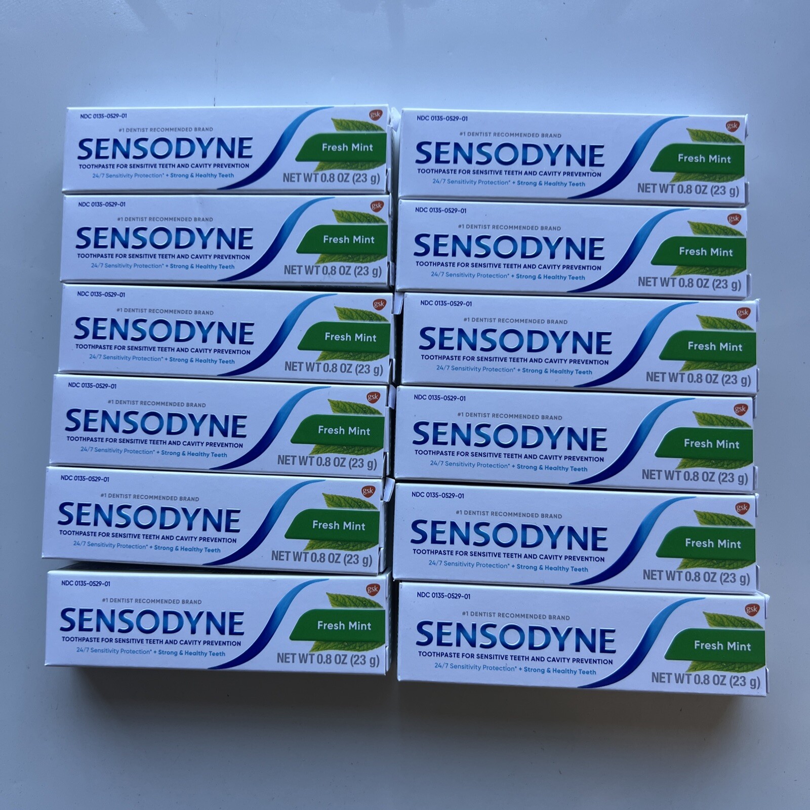 Sensodyne Fresh Mint Toothpaste for Sensitive Teeth 0.8oz EX
