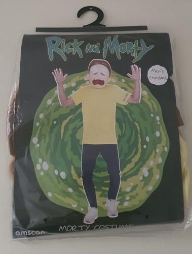 RICK and MORTY Smith Costume Fancy Dress Mens Halloween Cartoon Adult Licensed