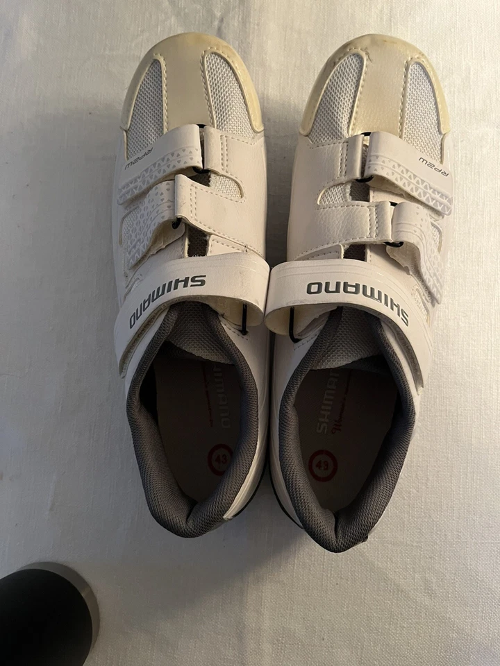 Zapatillas de ciclismo Shimano RP200-W blancas de segunda mano con talla 43/10,4 Foto 2 de 4