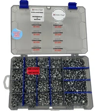 800 Piece Self Piercing Rivet Kit  3.3mm - 4 Sizes - SPR Rivet Kit