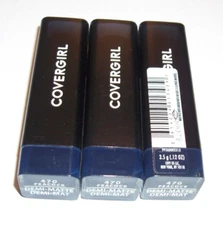 Lot of 3 CoverGirl (Cover Girl) Exhibitionist Lipstick # 470 Peacock Sealed