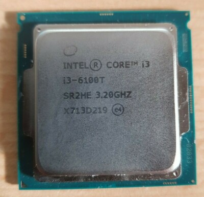 INTEL Core I3-6100T i3 6100T 3,2 GHz LGA1151 3MB Cache Tray CPU X603C959 SR2HG
