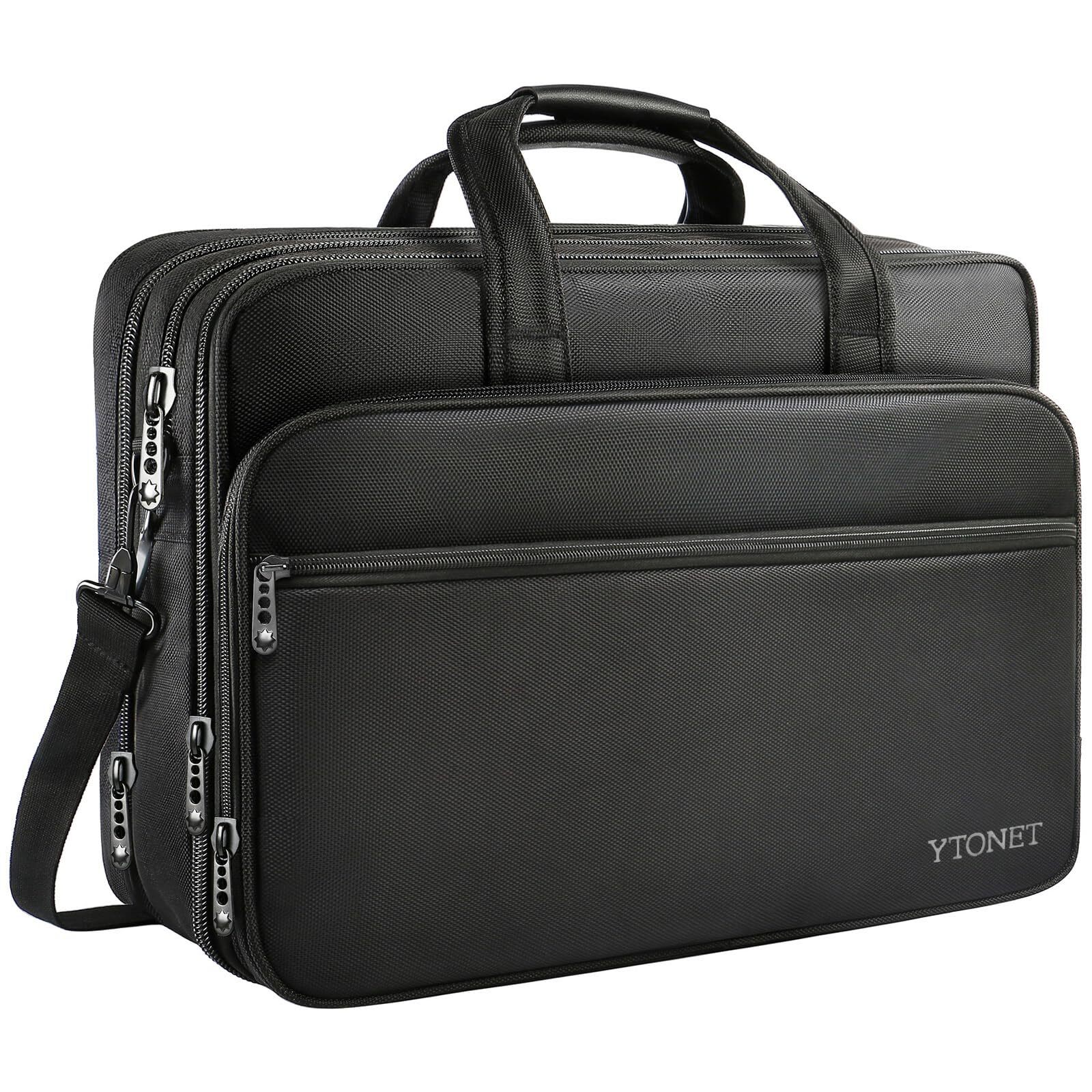 Ytonet Laptop Bag, Expandable Laptop Briefcases for Men Fits 17.3 Inch Laptop...