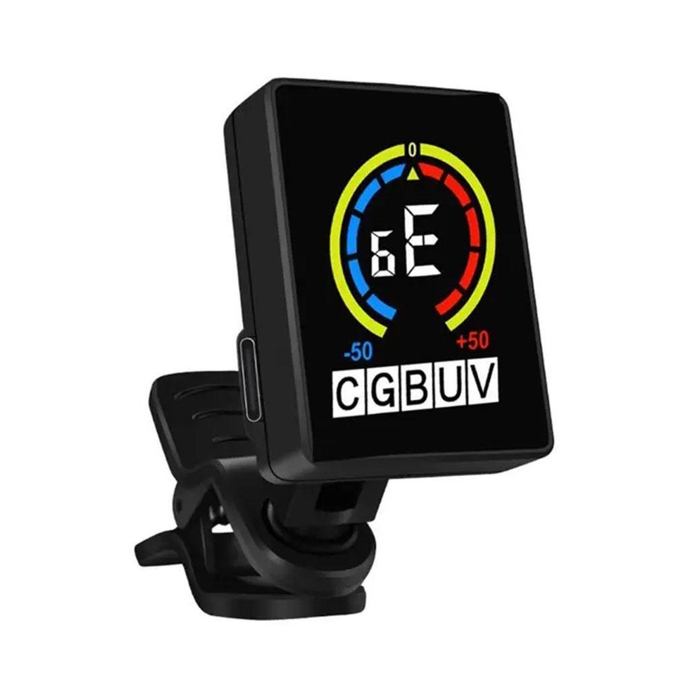 Guitar Tuner Clip Tuner Rechargeable Guitar Tuner for Ukulele Banjo