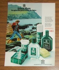 Seltene Werbung vintage SIR IRISH MOOS After Shave Balsam Lotion Deo #1 1985