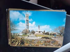 vintage new zealand postcard palmerston north esplanade square