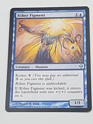 Magic the Gathering Einzelkarte Aether Figment bespielt
