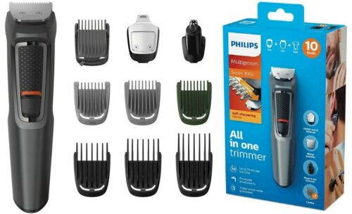 Philips Series 3000 10 in 1 Grooming Kit Hair Clipper Face Body Head Trimmer