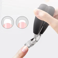 Nail Cutter Trimmer Innovative Angled Head Toenail Clipper for Thick Nails