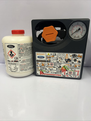 Continental FORD Tyre Puncture Repair Kit Pump Air Compressor