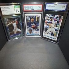 Ronald Acuna Jr. Card Lot (3) Green Dragon Scale 16/84 🐉 & Topps Rc’s  