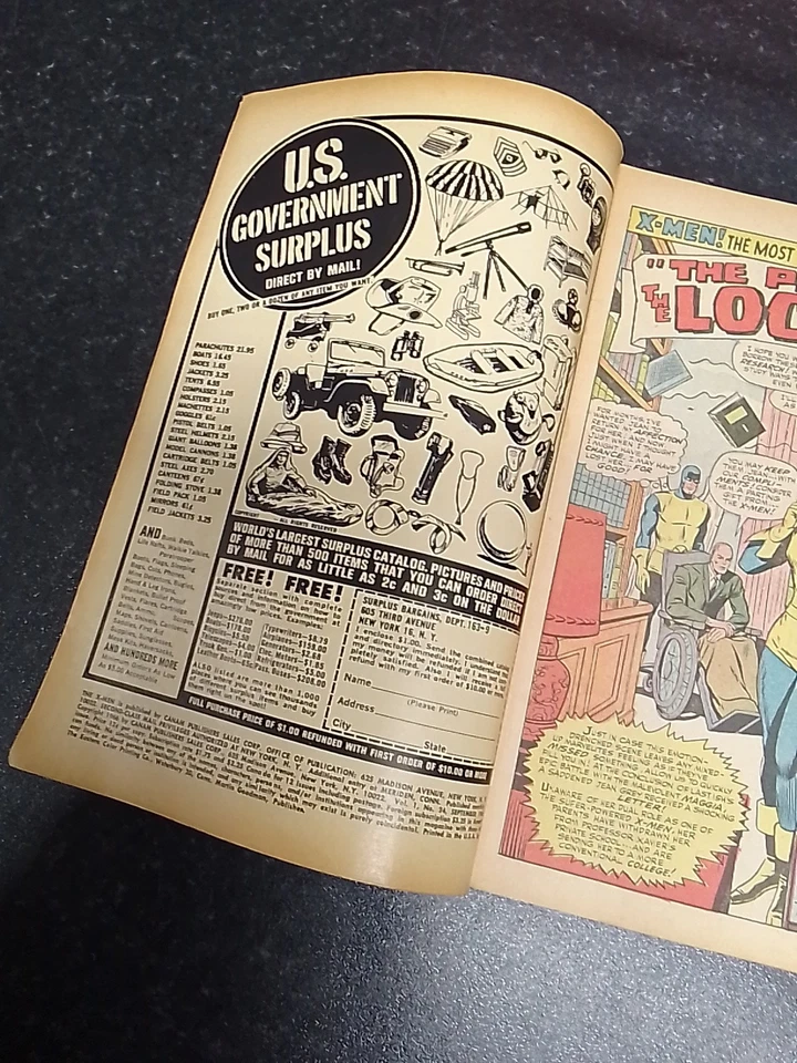 X men #24 The Plague Of Locust 1966 silver age marvel - Image 2 of 4