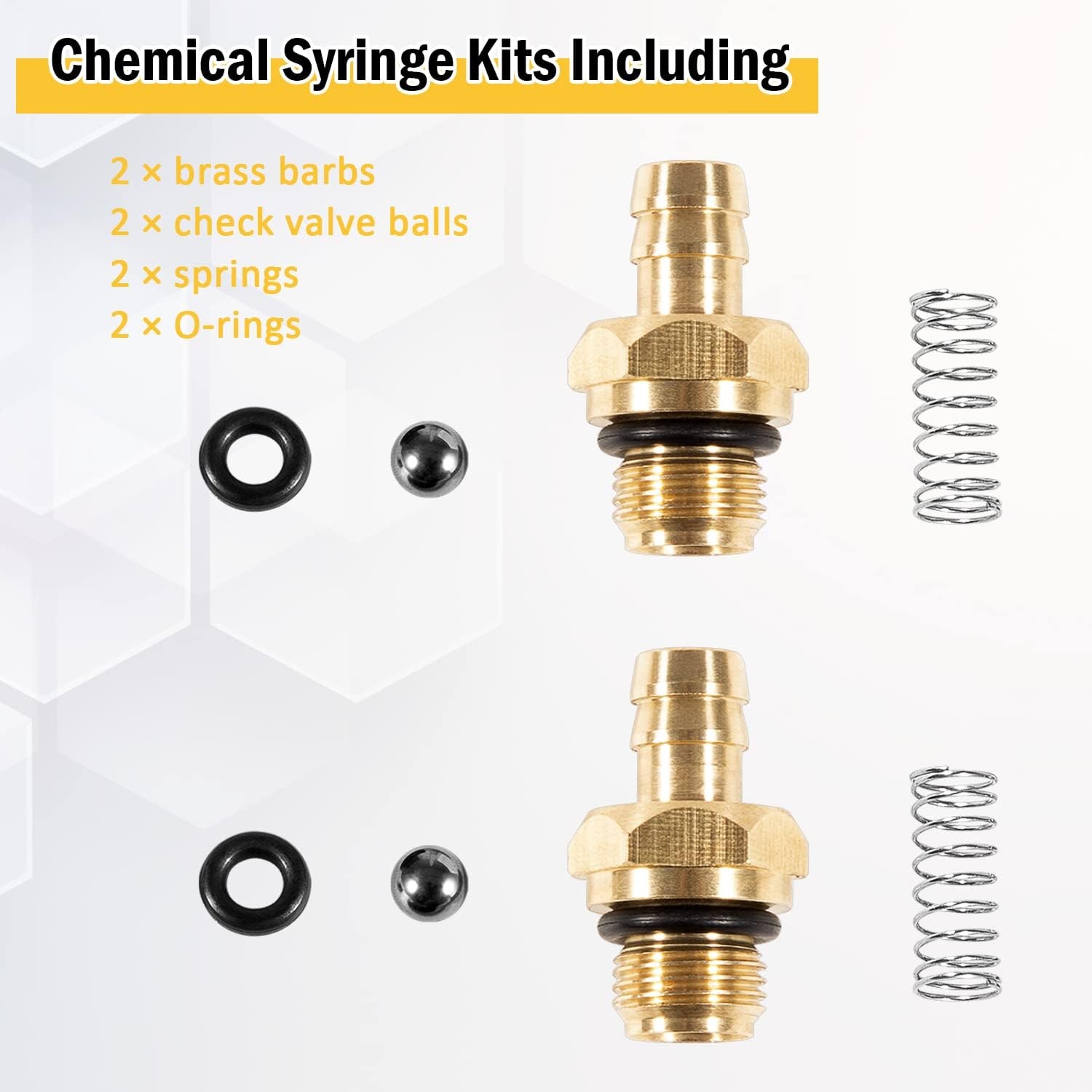 Pressure Washer Chemical Soap Injector Kit for Briggs and Stratton, Homelite, Ry