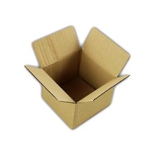 EcoSwift 15 4x4x3 Corrugated Cardboard Packing Boxes Mailing Moving Brown
