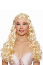Renaissance Blonde Warrior Queen Wig
