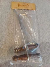 New! Pair of 8 1/2" METAL BOOT HOOKS w/ Wooden Handle For easy off  boots 