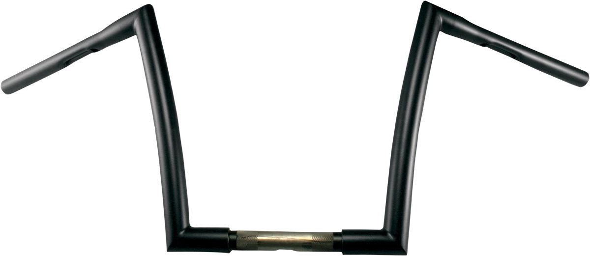 Todd's Cycle 1 1/4" Strip Handlebars 17" Flat Black 0601-2715