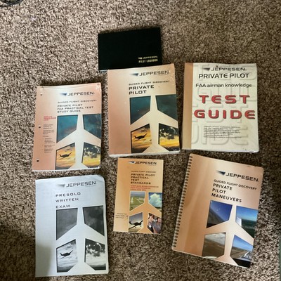 Jeppesen Private Pilot Manual Textbook - - Paperback, by Jeppesen Lot New