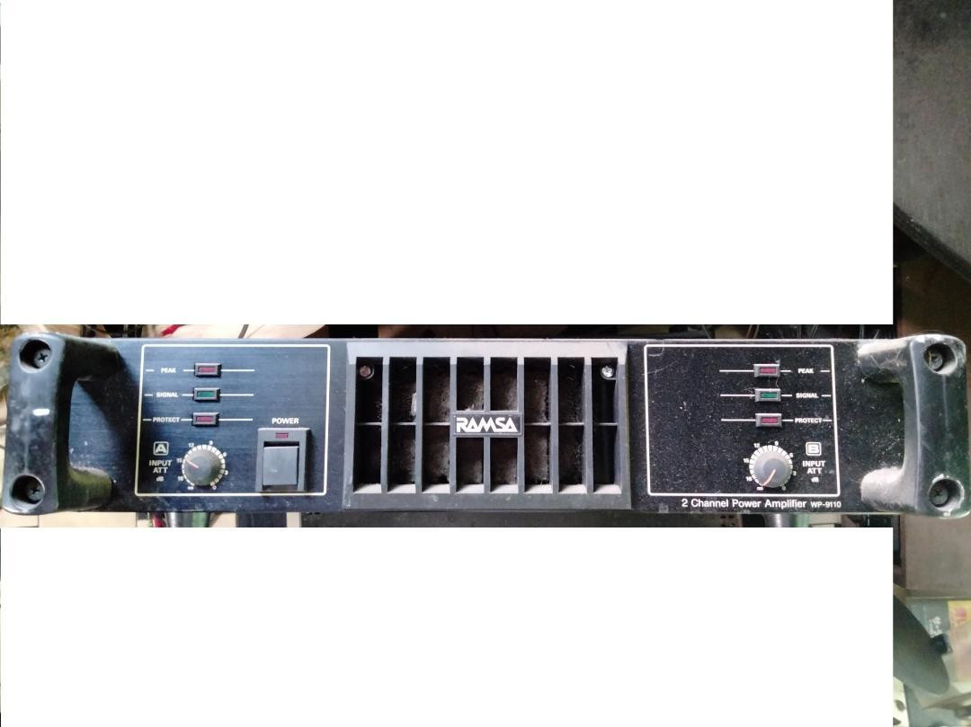 Panasonic Ramsa Wp-9110 Power Amplifier High Quality Pa