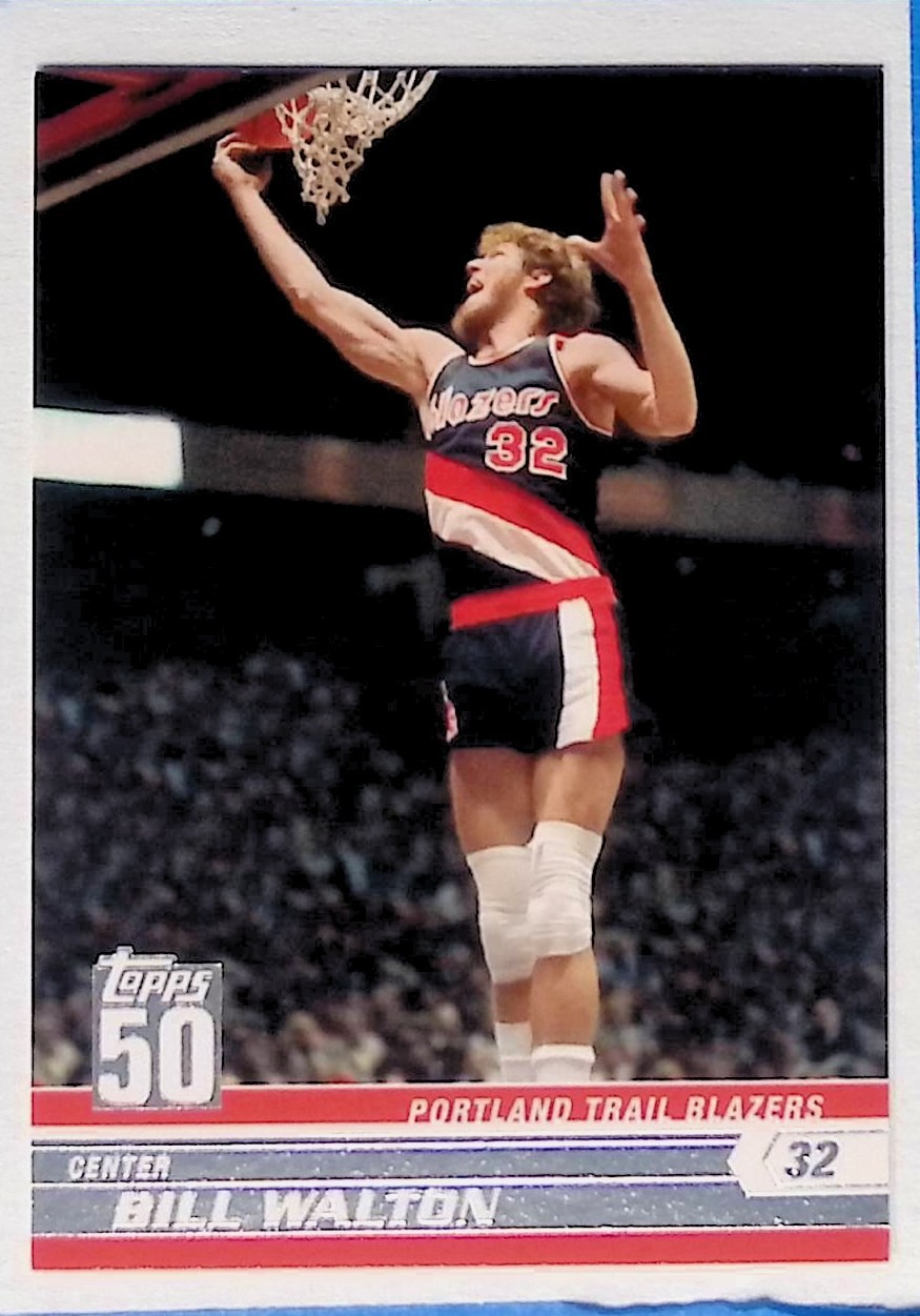 BILL WALTON   BLAZERS  2007-08 TOPPS 50th ANNIVERSARY #5