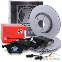 Zimmermann Bremsscheiben Ø321 +BremsbelÄGe Vorne FÜR Audi A6 C6 4F A8 D3 4E