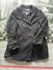  Cappotto Doppiopetto Calvin Klein Lana Bouclé Nero – Uomo Taglia S