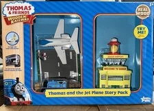 Thomas Wooden Railway Thomas And The Jet plane story pack