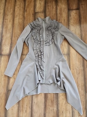 Perletti Women European Beige Cardigan Size Medium
