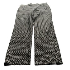 Chicos So Slimming Geo Link Juliet Pull On Ankle Pants Women's NEW Size 1R M/8 