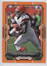 2015 Bowman Orange 12/50 Isaiah Crowell #28 0f8