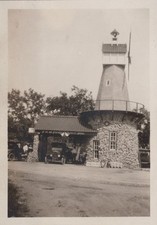 Kellys Dutch Mill Windmill Gas Station Roadside Model T SMALL VINTAGE PHOTO
