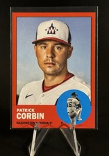 2022 Topps Arichives Patrick Corbin #96 Red 29/75 Washington Nationals