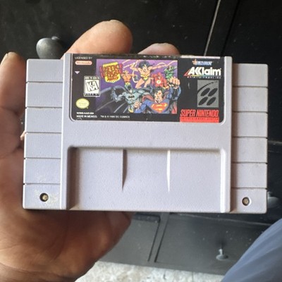 Acclaim Justice League Task Force Super Nintendo SNES Game Cartridge NTSC-U/C
