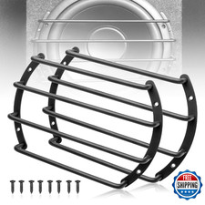NuIth 8" Metal Subwoofer Grill 4 Bar Audio Speaker Cover Protector Black Car