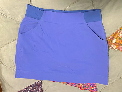 Columbia Women's M Purple Athletic Skort Pockets Omni-Shield Water Repellent