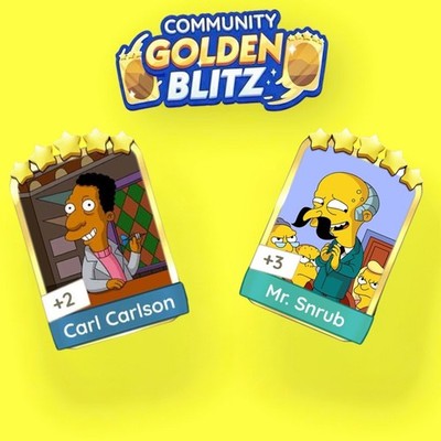 Monopoly  5 Carl Carlson & Mr. Snrub  Go Golden Blitz - Fast Delivery