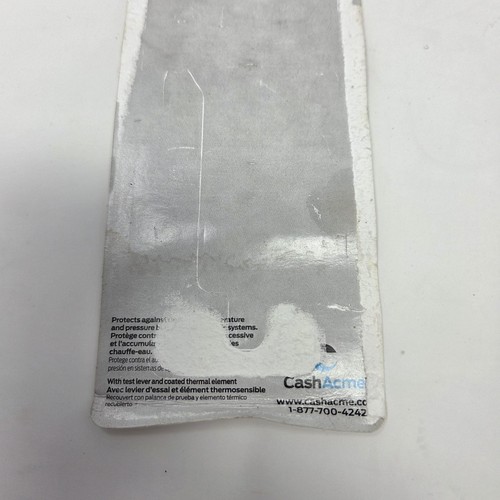 3/4" T&P Relief Valve 2-1/2" Shank Part No. 23577-0150 Water Heater Open Unused - Picture 7 of 11