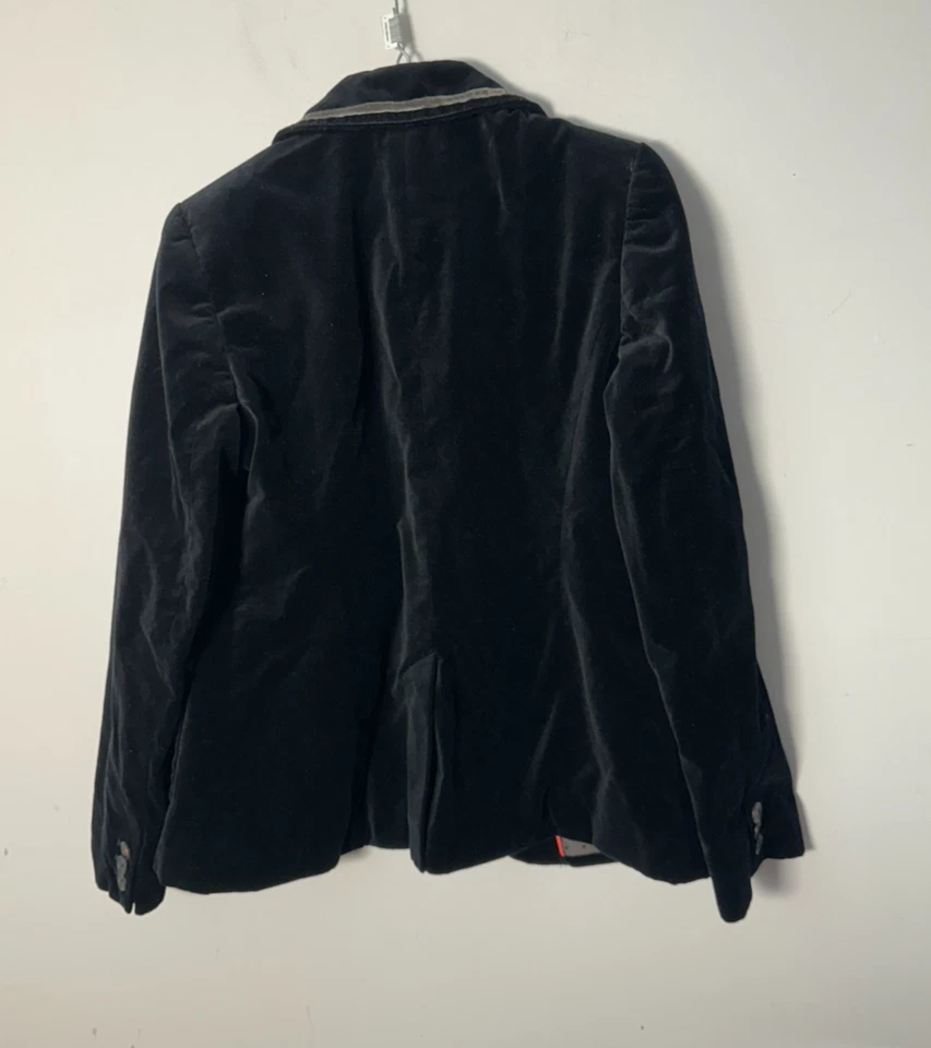 EUC Boden женщин черный бархат Blazer с подкладкой Куртка Пальто размер 10 - Изображение 4 из 4