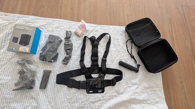 GoPro Dual Ladegerät + Akku (Hero 5/6/7/8) + ISY Zubehör-Set NEU