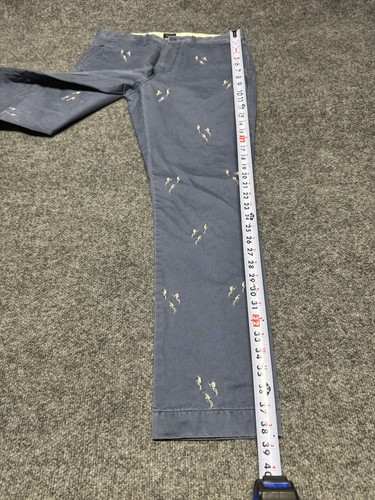 J Crew Hose blau Chino Taucher Stickerei 770 gerade Herren 31 29" Schrittlänge - Bild 7 von 9