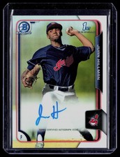 2015 Bowman Draft #BCA-JHI Juan Hillman Chrome Draft Pick Autographs Refractors