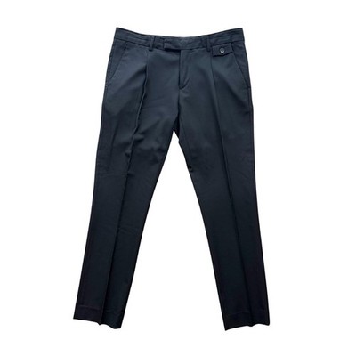RAF SIMONS 08AW Archive Wool Slacks Black Minimalist 46 Designer Pants